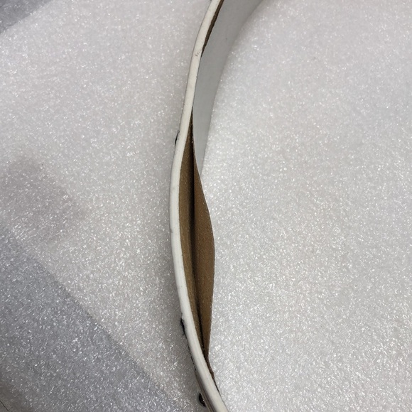 NEW GUESS Los Angeles Belt Y2K Metallic Logo Patchwork Snake Print Stitching - Picture 11 of 11